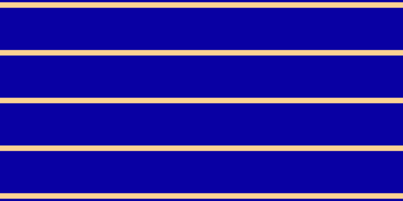 #0900a3, #fcd393 horizontal lines, eleven pixels wide, eighty-four pixels apart