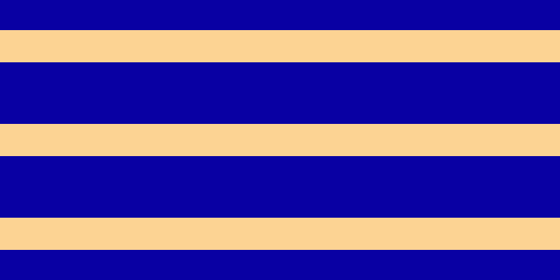 #0900a3, #fcd393 horizontal lines, forty-six pixels wide, eighty-eight pixels apart