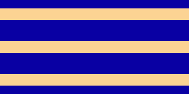 #0900a3, #fcd393 horizontal lines, forty-eight pixels wide, ninety-two pixels apart