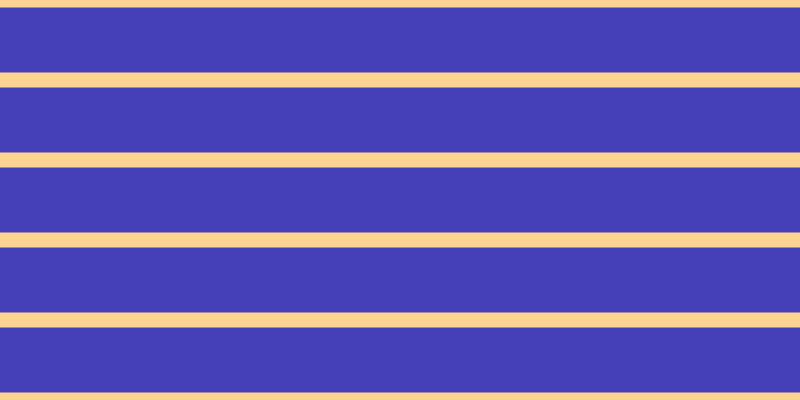 #0900a3 (75%), #fcd393 horizontal lines, fifteen pixels wide, sixty-five pixels apart