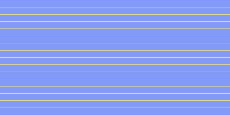 #0939f0 (50%), #dbd393 horizontal lines, two pixels wide, twenty-three pixels apart