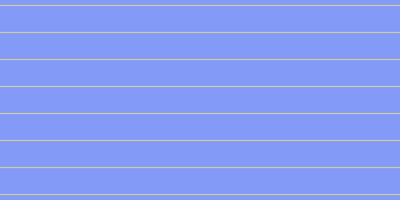 #0939f0 (50%), #dbd393 horizontal lines, two pixels wide, fifty-two pixels apart