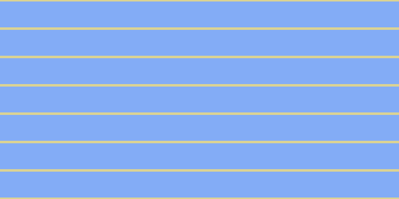 #095af0 (50%), #dbd393 horizontal lines, five pixels wide, fifty-two pixels apart