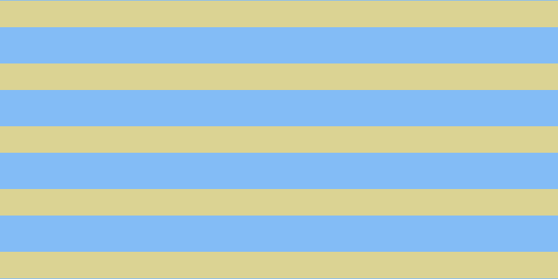 #097bf0 (50%), #dbd393 horizontal lines, thirty-eight pixels wide, fifty-two pixels apart