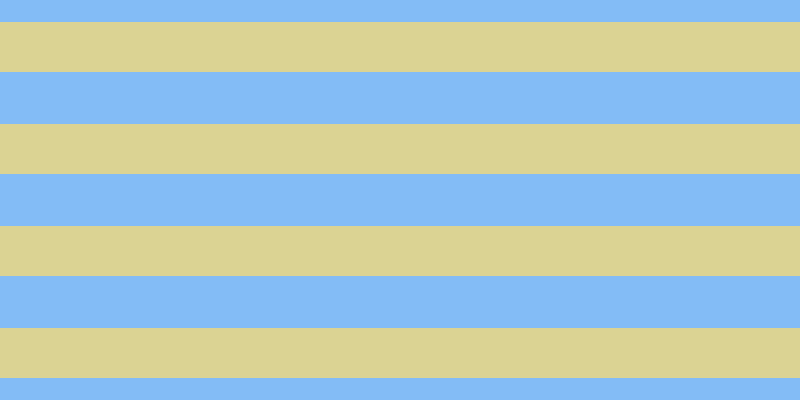 #097bf0 (50%), #dbd393 horizontal lines, fifty pixels wide, fifty-two pixels apart
