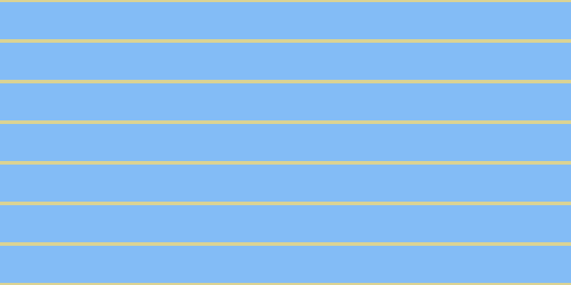 #097bf0 (50%), #dbd393 horizontal lines, five pixels wide, fifty-two pixels apart