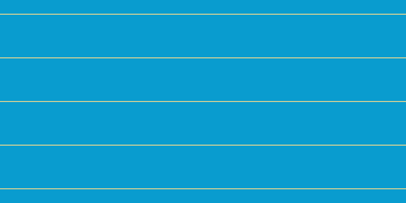 #099ccf, #dbd393 horizontal lines, two pixels wide, eighty-four pixels apart