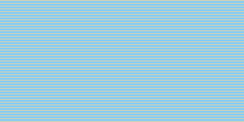 #099cf0 (50%), #fcd393 horizontal lines, two pixels wide, seven pixels apart