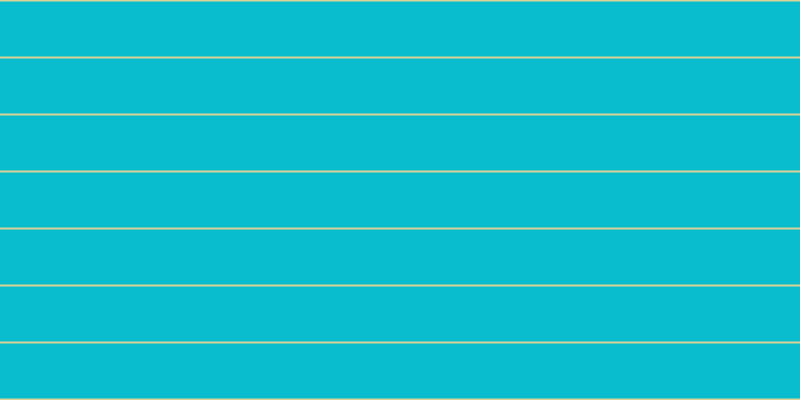 #09bdcf, #dbd393 horizontal lines, two pixels wide, fifty-five pixels apart