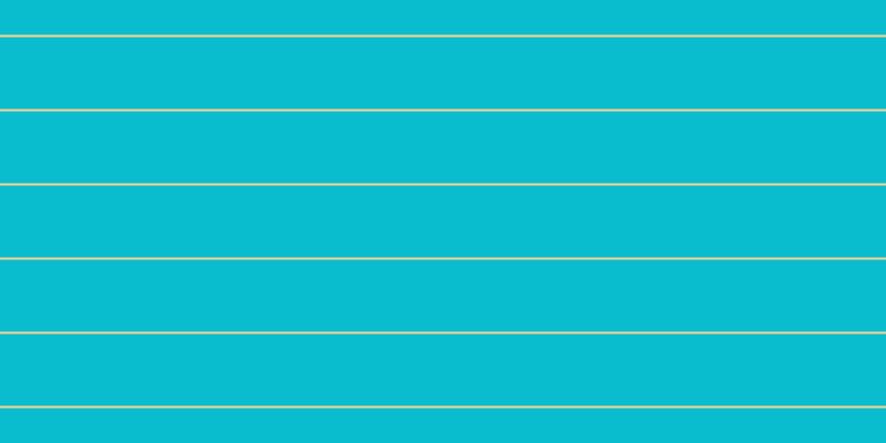 #09bdcf, #fcd393 horizontal lines, two pixels wide, sixty-five pixels apart