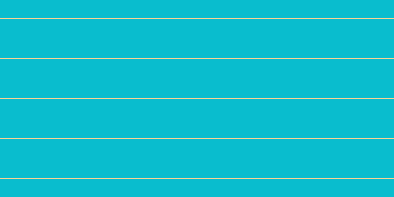 #09bdcf, #fcd393 horizontal lines, two pixels wide, seventy-nine pixels apart