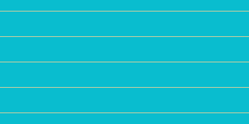 #09bdcf, #fcd393 horizontal lines, two pixels wide, eighty pixels apart