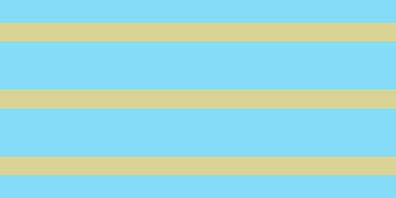 #09bdf0 (50%), #dbd393 horizontal lines, thirty-eight pixels wide, ninety-seven pixels apart