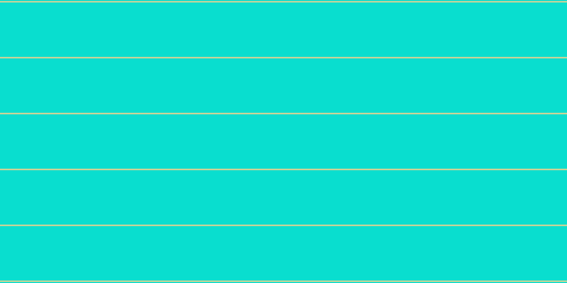 #09decf, #dbd393 horizontal lines, two pixels wide, seventy-seven pixels apart