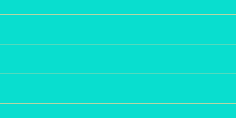 #09decf, #fcd393 horizontal lines, two pixels wide, ninety-nine pixels apart