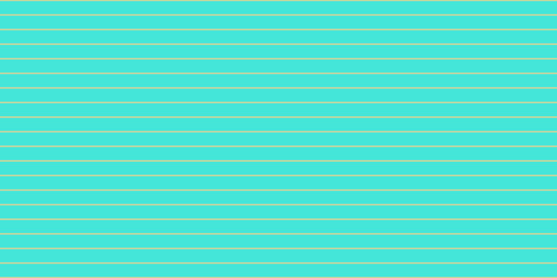 #09decf (75%), #dbd393 horizontal lines, two pixels wide, nineteen pixels apart