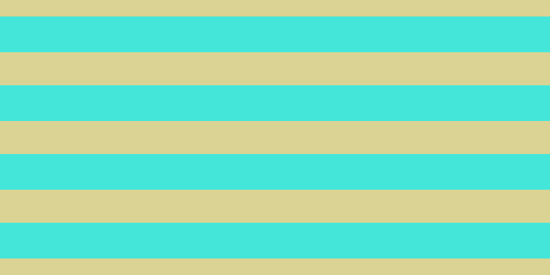 #09decf (75%), #dbd393 horizontal lines, forty-eight pixels wide, fifty-two pixels apart
