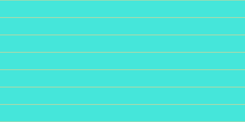 #09decf (75%), #dbd393 horizontal lines, two pixels wide, fifty-five pixels apart
