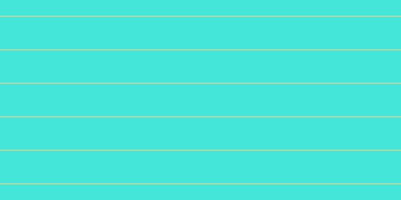 #09decf (75%), #dbd393 horizontal lines, two pixels wide, sixty-five pixels apart