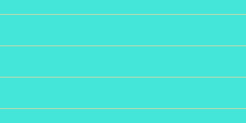 #09decf (75%), #fcd393 horizontal lines, two pixels wide, one hundred pixels apart