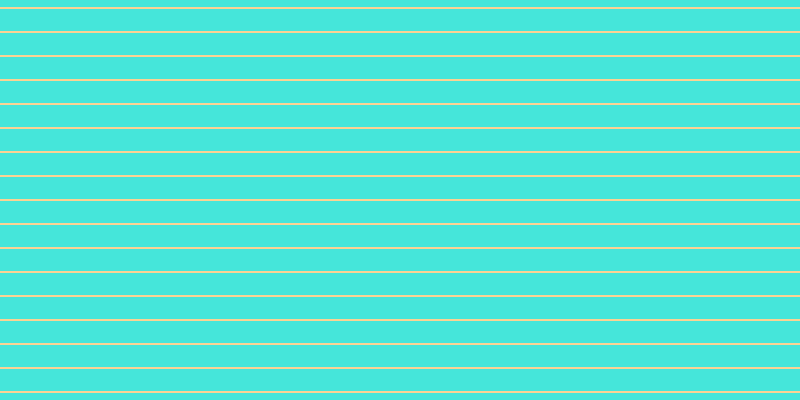 #09decf (75%), #fcd393 horizontal lines, two pixels wide, twenty-two pixels apart