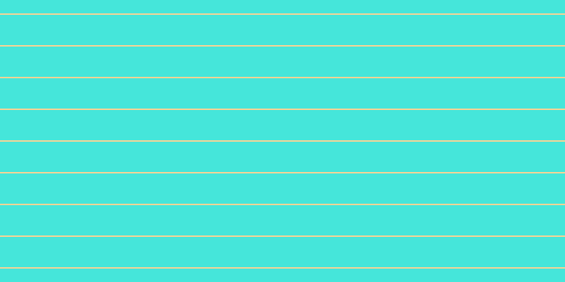 #09decf (75%), #fcd393 horizontal lines, two pixels wide, forty-three pixels apart