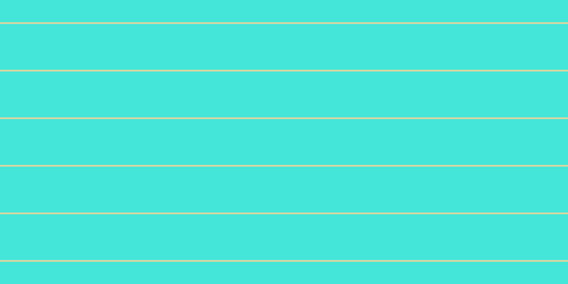 #09decf (75%), #fcd393 horizontal lines, two pixels wide, sixty-five pixels apart