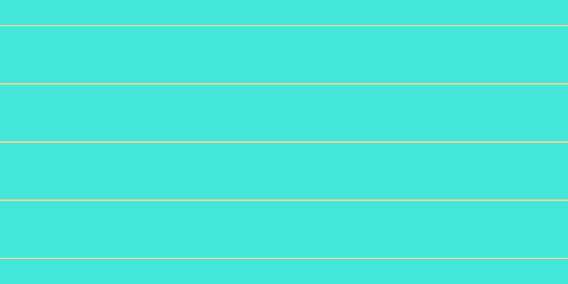 #09decf (75%), #fcd393 horizontal lines, two pixels wide, eighty pixels apart