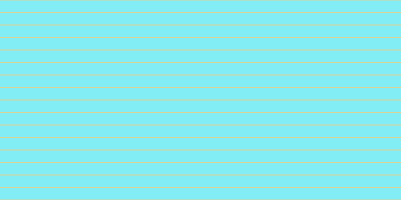 #09def0 (50%), #dbd393 horizontal lines, two pixels wide, twenty-three pixels apart