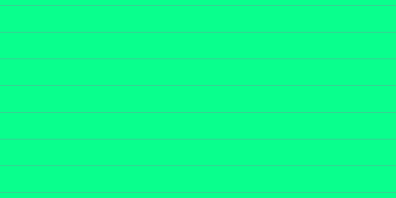 #09ff8d, #36d393 horizontal lines, two pixels wide, fifty-two pixels apart