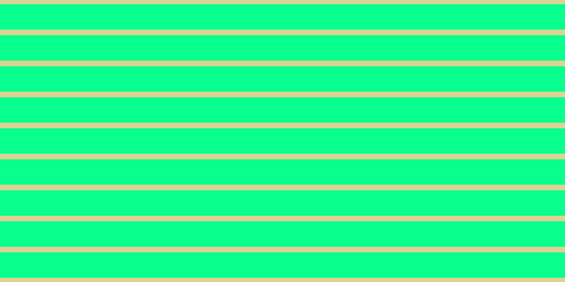#09ff8d, #dbd393 horizontal lines, eight pixels wide, thirty-six pixels apart