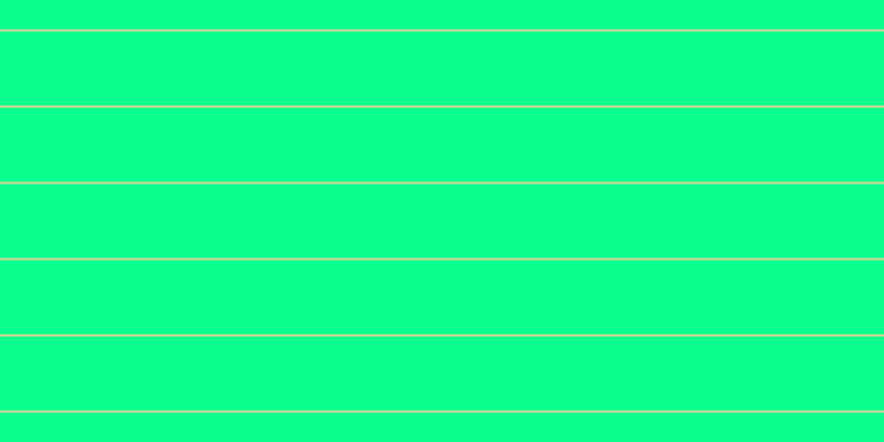 #09ff8d, #dbd393 horizontal lines, two pixels wide, sixty-seven pixels apart