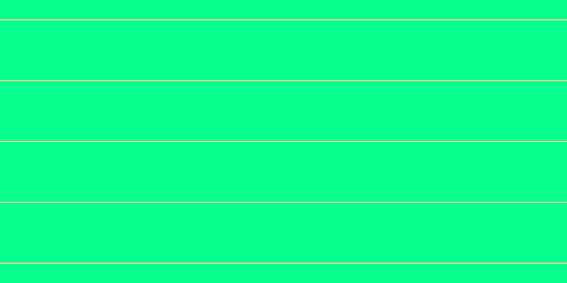 #09ff8d, #dbd393 horizontal lines, two pixels wide, eighty-four pixels apart