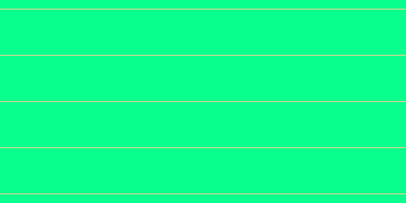 #09ff8d, #dbd393 horizontal lines, two pixels wide, eighty-nine pixels apart