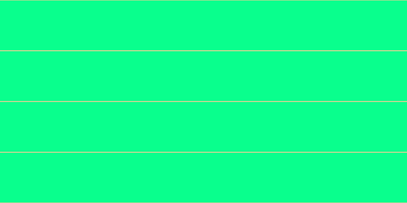 #09ff8d, #dbd393 horizontal lines, two pixels wide, ninety-eight pixels apart