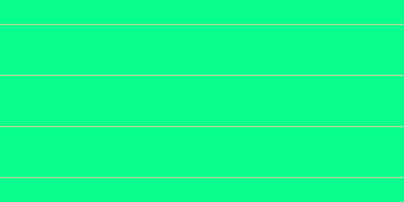 #09ff8d, #dbd393 horizontal lines, two pixels wide, ninety-nine pixels apart