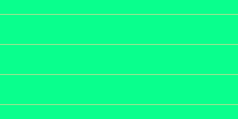 #09ff8d, #fcd393 horizontal lines, two pixels wide, ninety-nine pixels apart