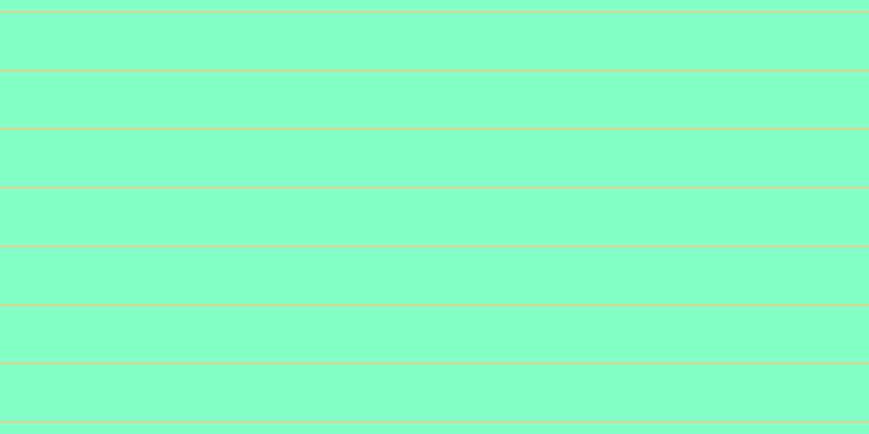#09ff8d (50%), #dbd393 horizontal lines, two pixels wide, fifty-two pixels apart