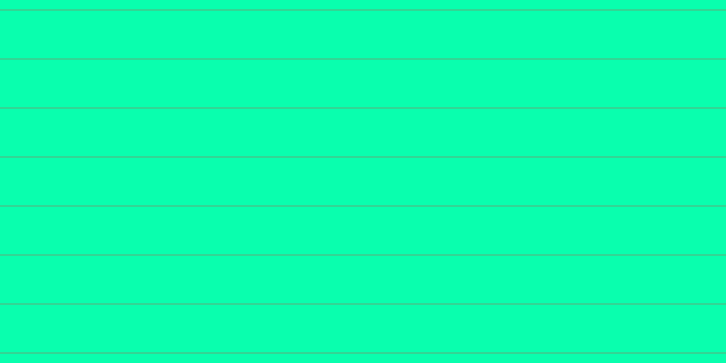 #09ffae, #36d393 horizontal lines, two pixels wide, fifty-two pixels apart