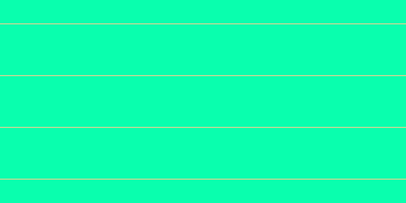 #09ffae, #dbd393 horizontal lines, two pixels wide, one hundred pixels apart