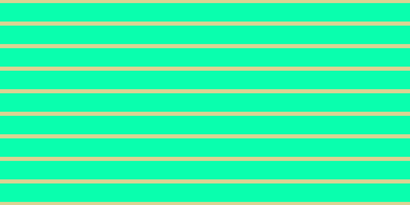 #09ffae, #dbd393 horizontal lines, eight pixels wide, thirty-six pixels apart