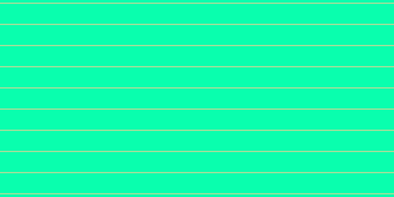 #09ffae, #dbd393 horizontal lines, two pixels wide, forty-one pixels apart