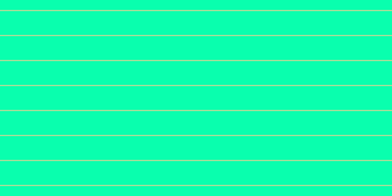 #09ffae, #dbd393 horizontal lines, two pixels wide, forty-nine pixels apart