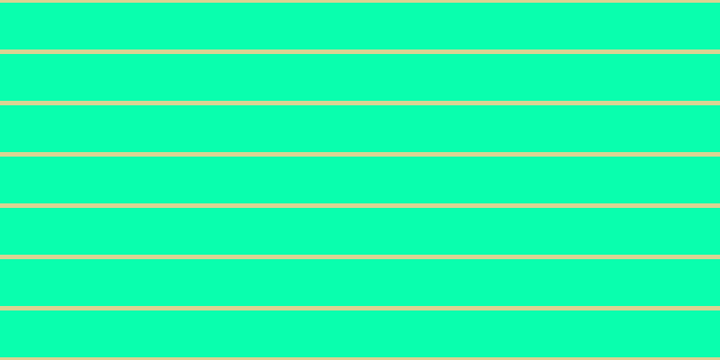 #09ffae, #dbd393 horizontal lines, five pixels wide, fifty-two pixels apart