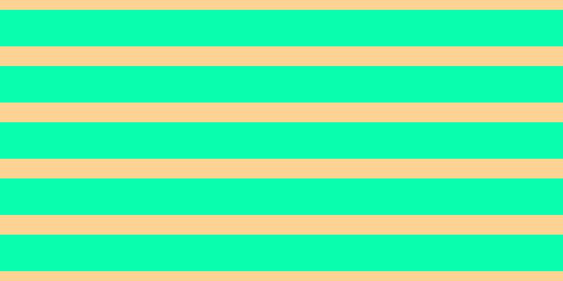 #09ffae, #fcd393 horizontal lines, twenty-eight pixels wide, fifty-two pixels apart