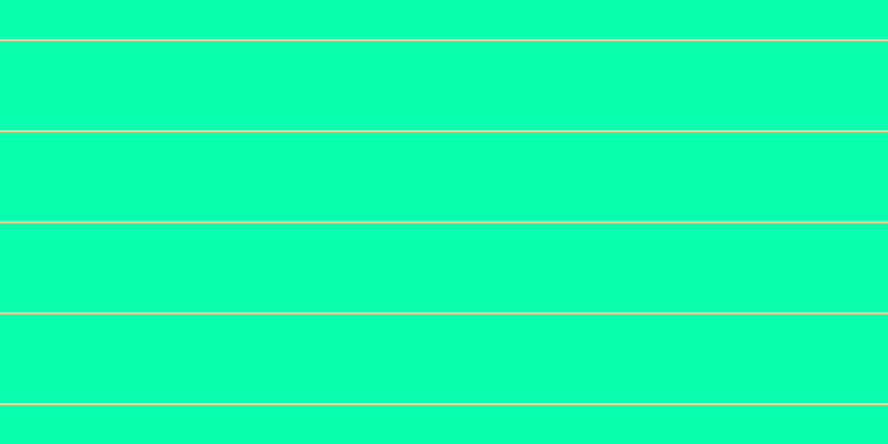#09ffae, #fcd393 horizontal lines, two pixels wide, eighty pixels apart