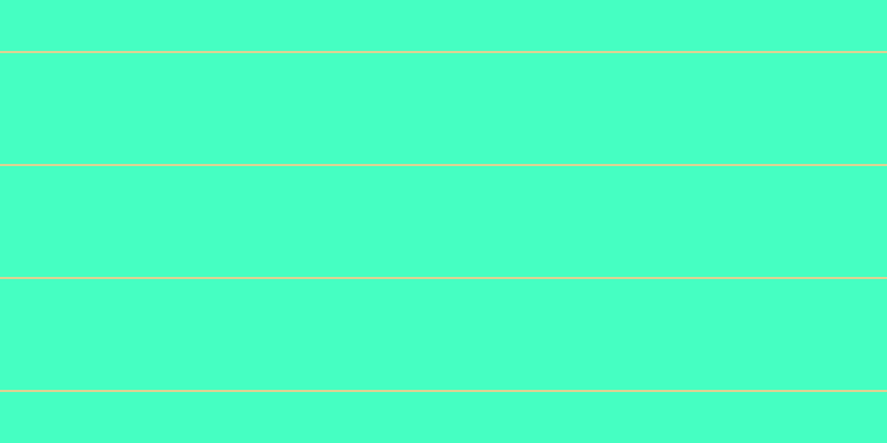 #09ffae (75%), #dbd393 horizontal lines, two pixels wide, one hundred pixels apart