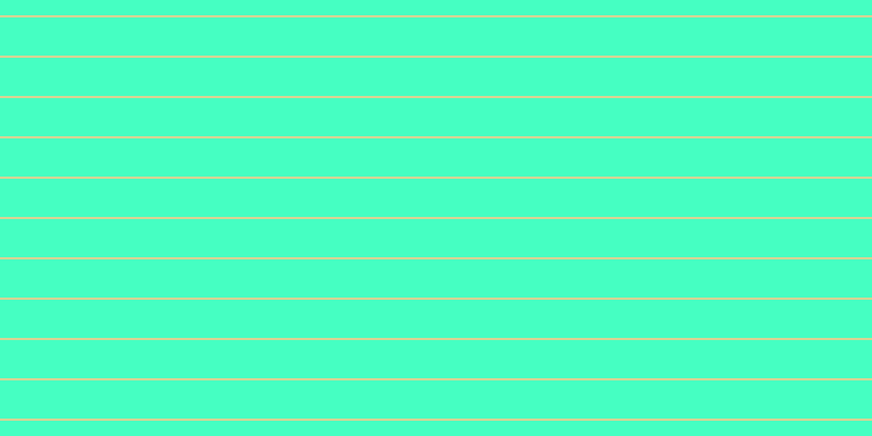 #09ffae (75%), #dbd393 horizontal lines, two pixels wide, thirty-five pixels apart