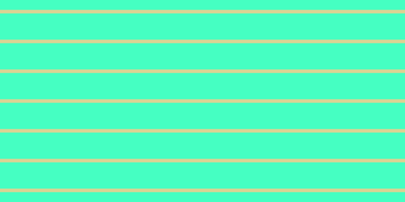 #09ffae (75%), #dbd393 horizontal lines, seven pixels wide, fifty-two pixels apart