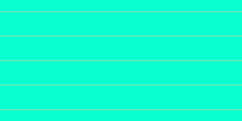 #09ffcf, #dbd393 horizontal lines, two pixels wide, seventy-nine pixels apart